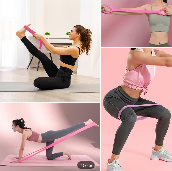 13PCS Pilates & Yoga Equipment Set – Core Strength & Flexibility Training Kit (Purple/Pink)