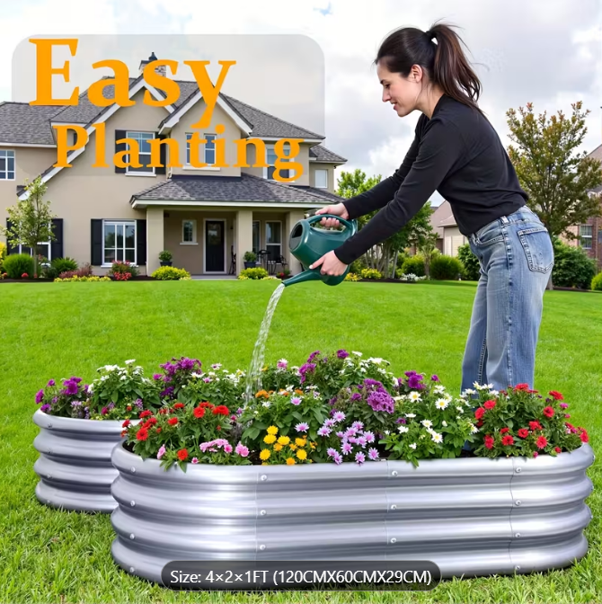 Galvanized Garden Beds – Durable Raised Planter Boxes for Vegetables &amp; Flowers