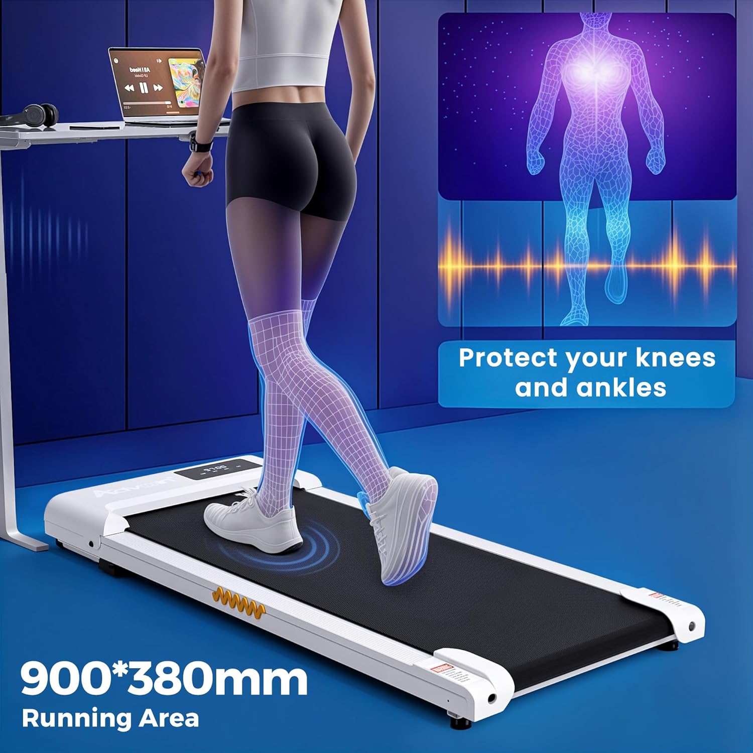 Compact &amp; Portable Electric Treadmill
