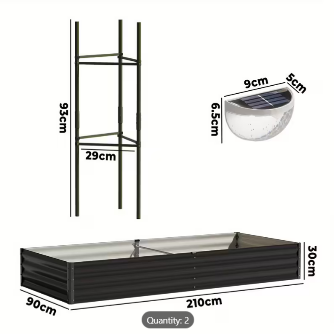 Galvanized Garden Beds – Durable Raised Planter Boxes for Vegetables &amp; Flowers