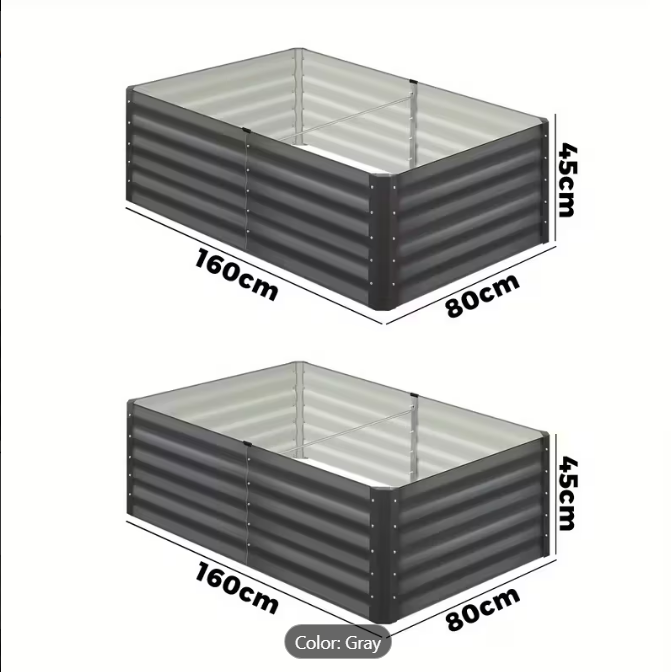 Galvanized Garden Beds – Durable Raised Planter Boxes for Vegetables &amp; Flowers