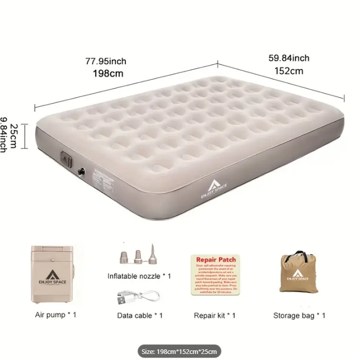 1pc Outdoor Inflatable Bed Sleeping Pad