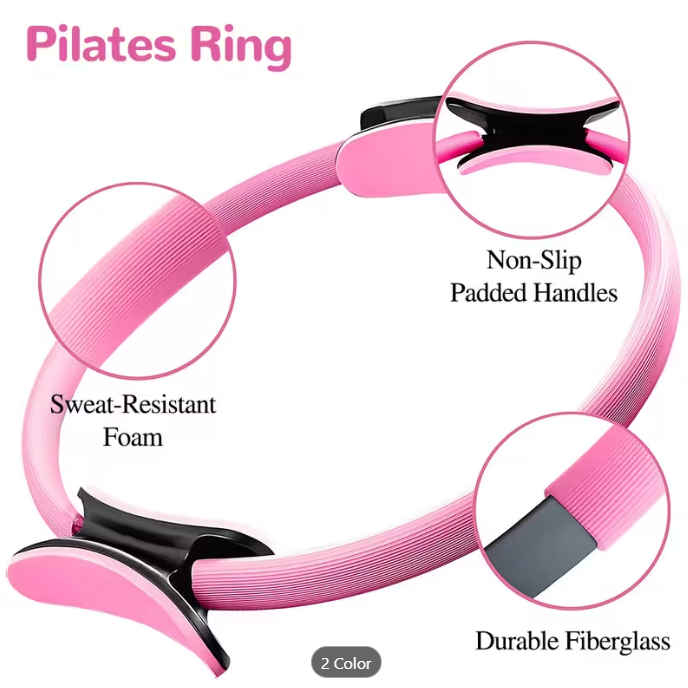 13PCS Pilates & Yoga Equipment Set – Core Strength & Flexibility Training Kit (Purple/Pink)