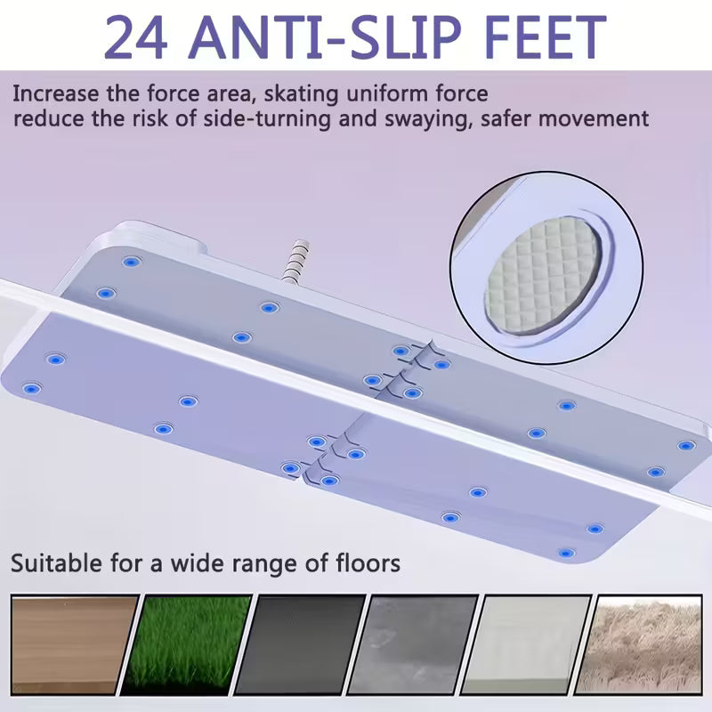 9-in-1 Foldable Pilates Board with Resistance Band & Mat - Yoga, Gym & Fitness