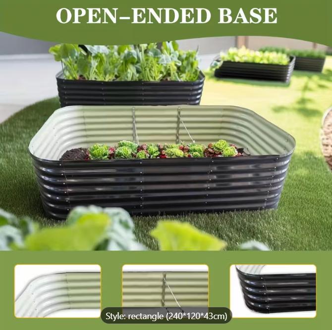 Galvanized Garden Beds – Durable Raised Planter Boxes for Vegetables &amp; Flowers