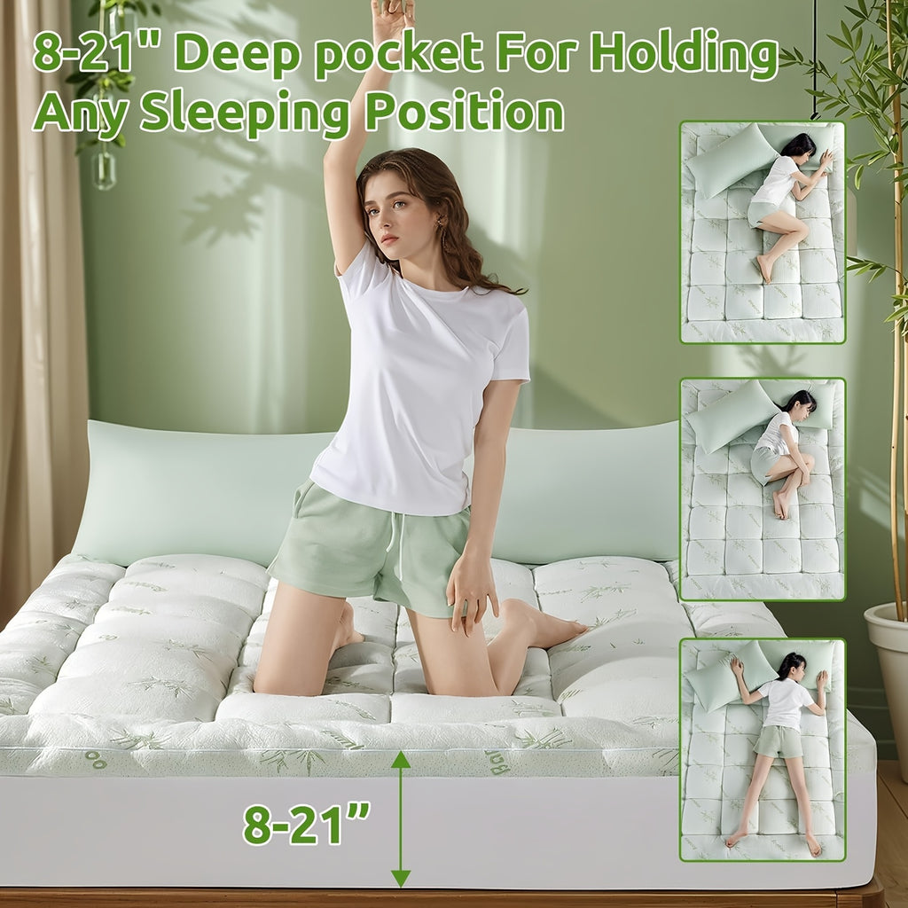 Bamboo Extra Thick Mattress Topper