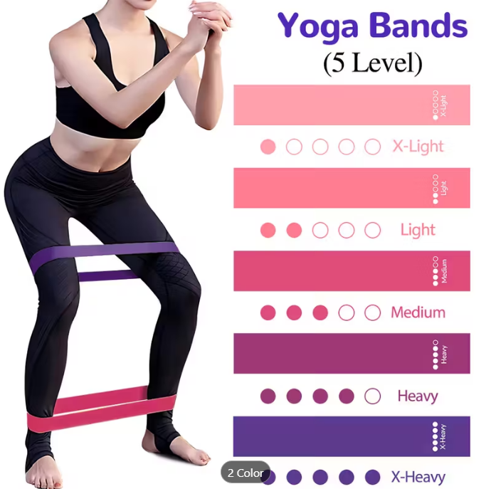 13PCS Pilates & Yoga Equipment Set – Core Strength & Flexibility Training Kit (Purple/Pink)