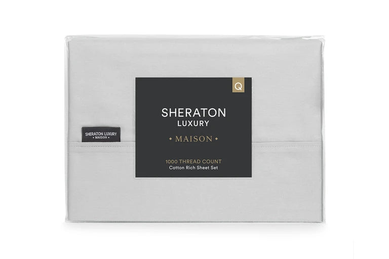 Hotel Luxury 1000TC Cotton-Rich Bed Sheet Set
