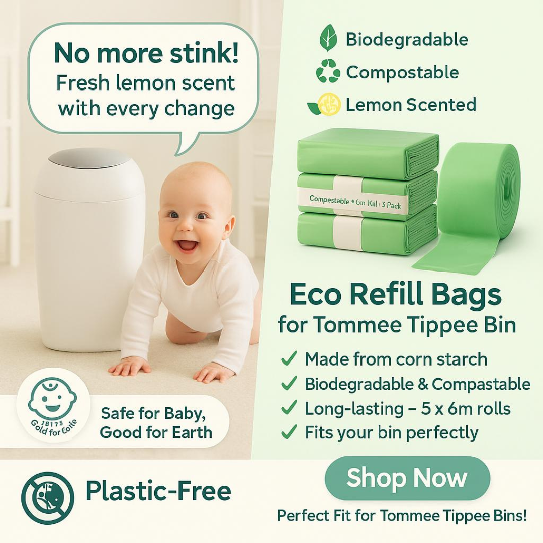 100% Compostable Nappy Refill Bags for Tommee Tippee Bins